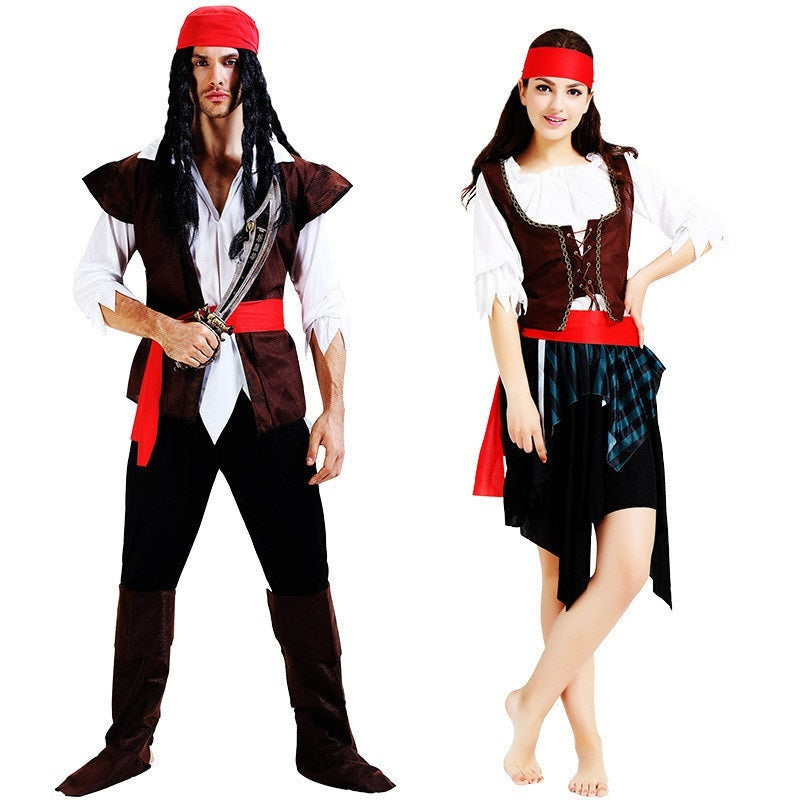Pirate Halloween Costume – Men’s & Women’s Cosplay Outfit with Bandana