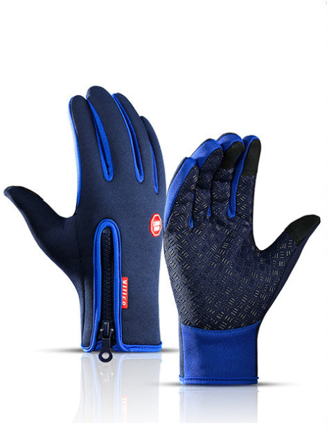 Winter Touchscreen Gloves - Waterproof & Windproof Fleece Gloves for Biking, Hiking and Outdoor Sports