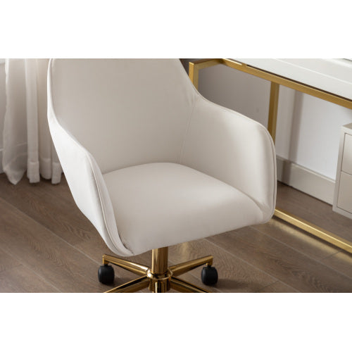 White Velvet Chair