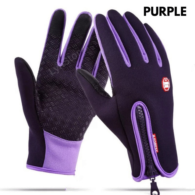 Winter Touchscreen Gloves - Waterproof & Windproof Fleece Gloves for Biking, Hiking and Outdoor Sports