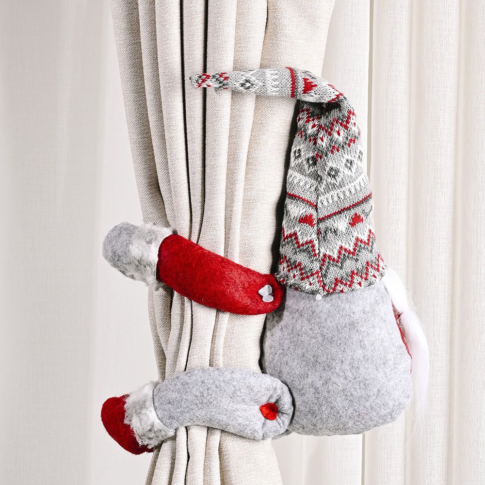 Christmas Curtain Tie