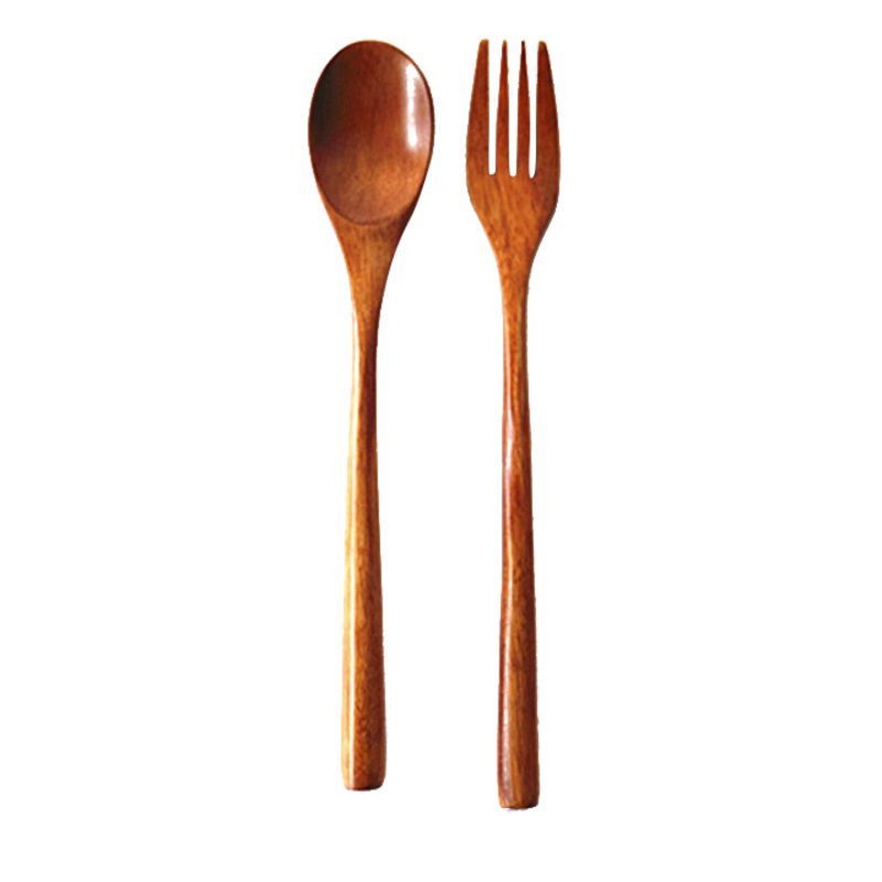 Wooden Cooking Utensils Set – Spoons & Forks for Kitchen Use