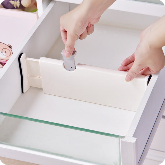 Adjustable Drawer Divider - Organise Clothes, Makeup or Kitchen in Seconds