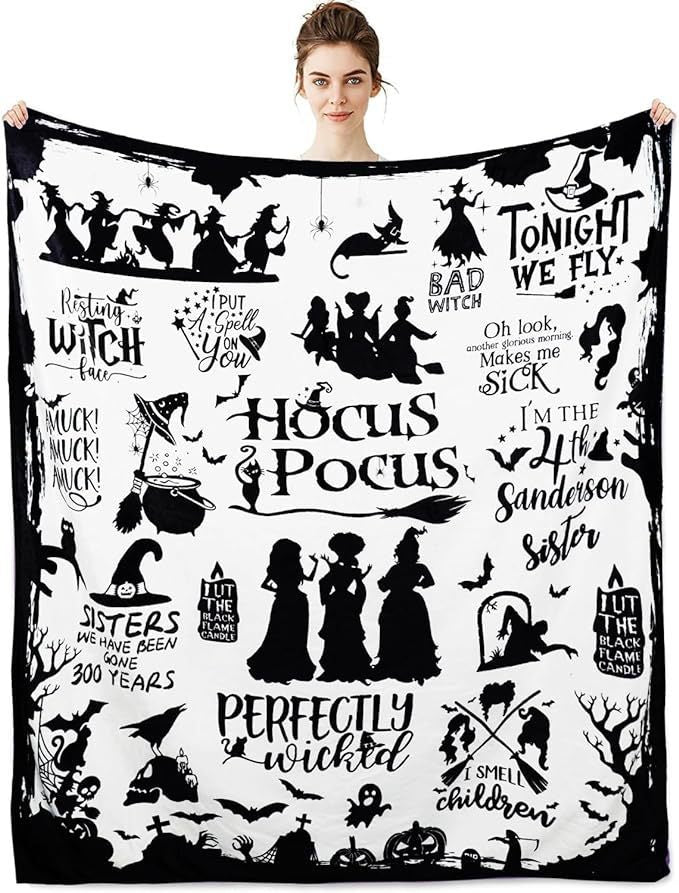 Halloween Print Blanket