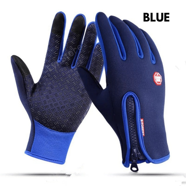 Winter Touchscreen Gloves - Waterproof & Windproof Fleece Gloves for Biking, Hiking and Outdoor Sports