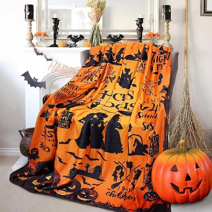 Halloween Print Blanket