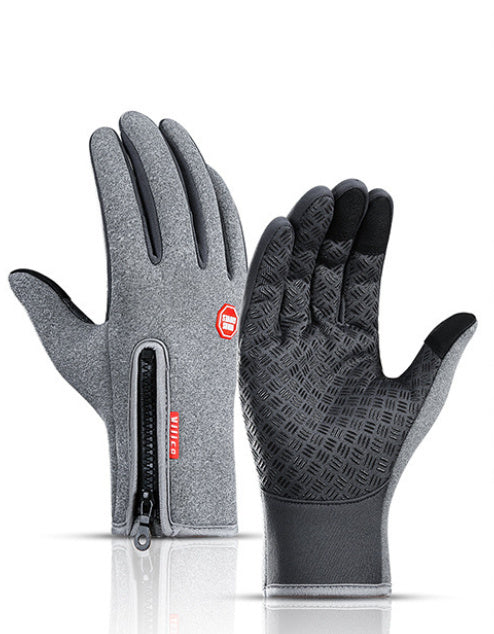 Winter Touchscreen Gloves - Waterproof & Windproof Fleece Gloves for Biking, Hiking and Outdoor Sports