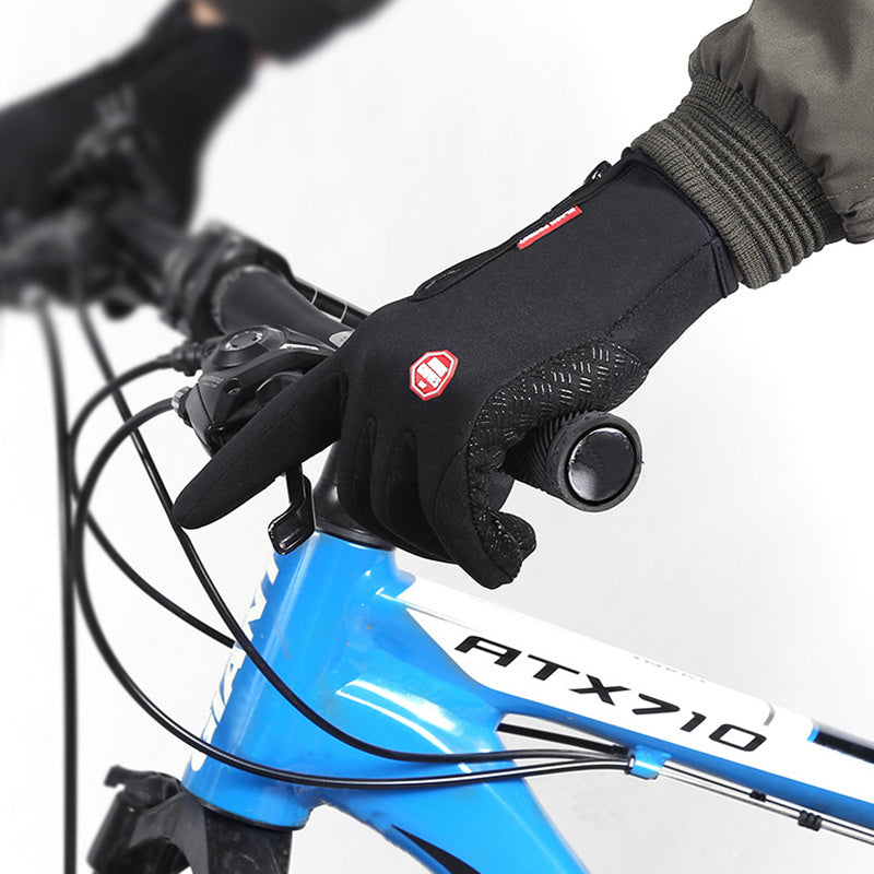 Winter Touchscreen Gloves - Waterproof & Windproof Fleece Gloves for Biking, Hiking and Outdoor Sports