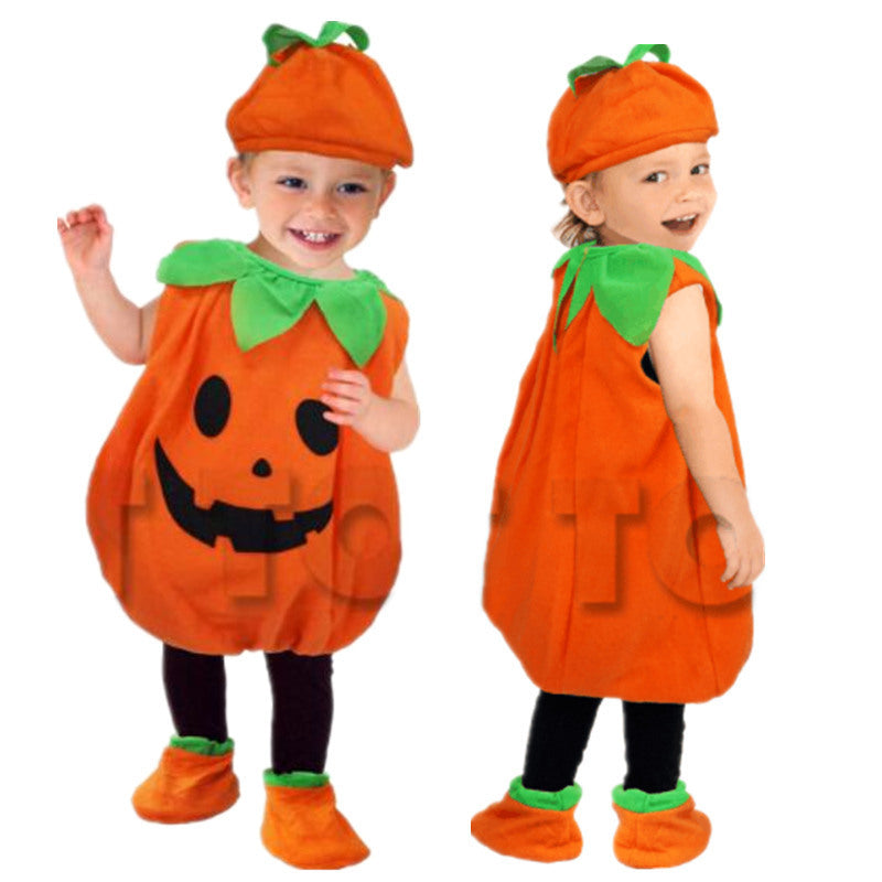 Baby Pumpkin Halloween Costume – Cute Toddler Outfit with Hat