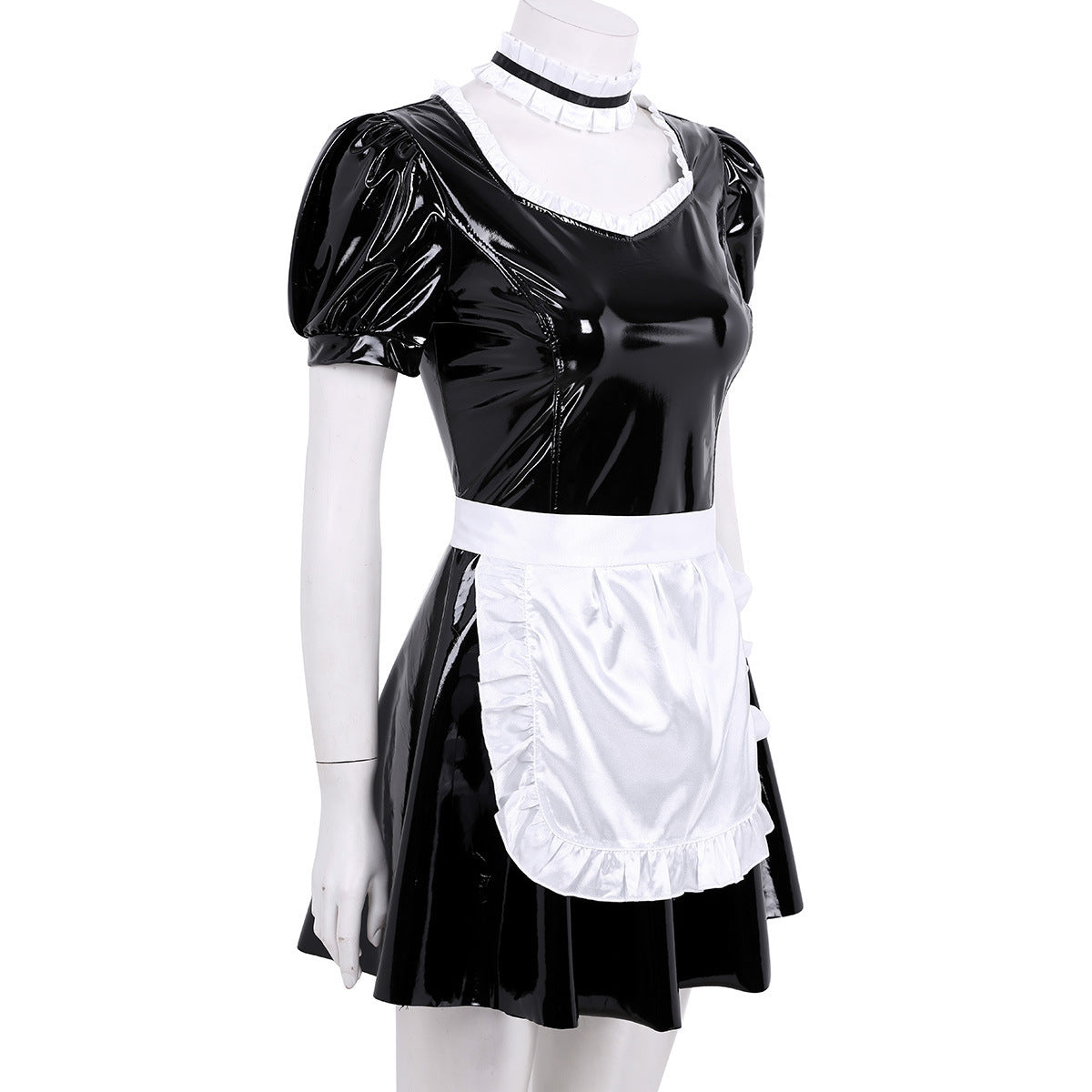 Women’s Maid Halloween Costume – Black & White Cosplay Dress