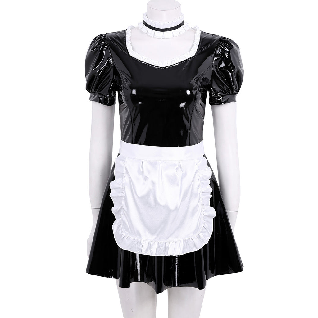 Women’s Maid Halloween Costume – Black & White Cosplay Dress
