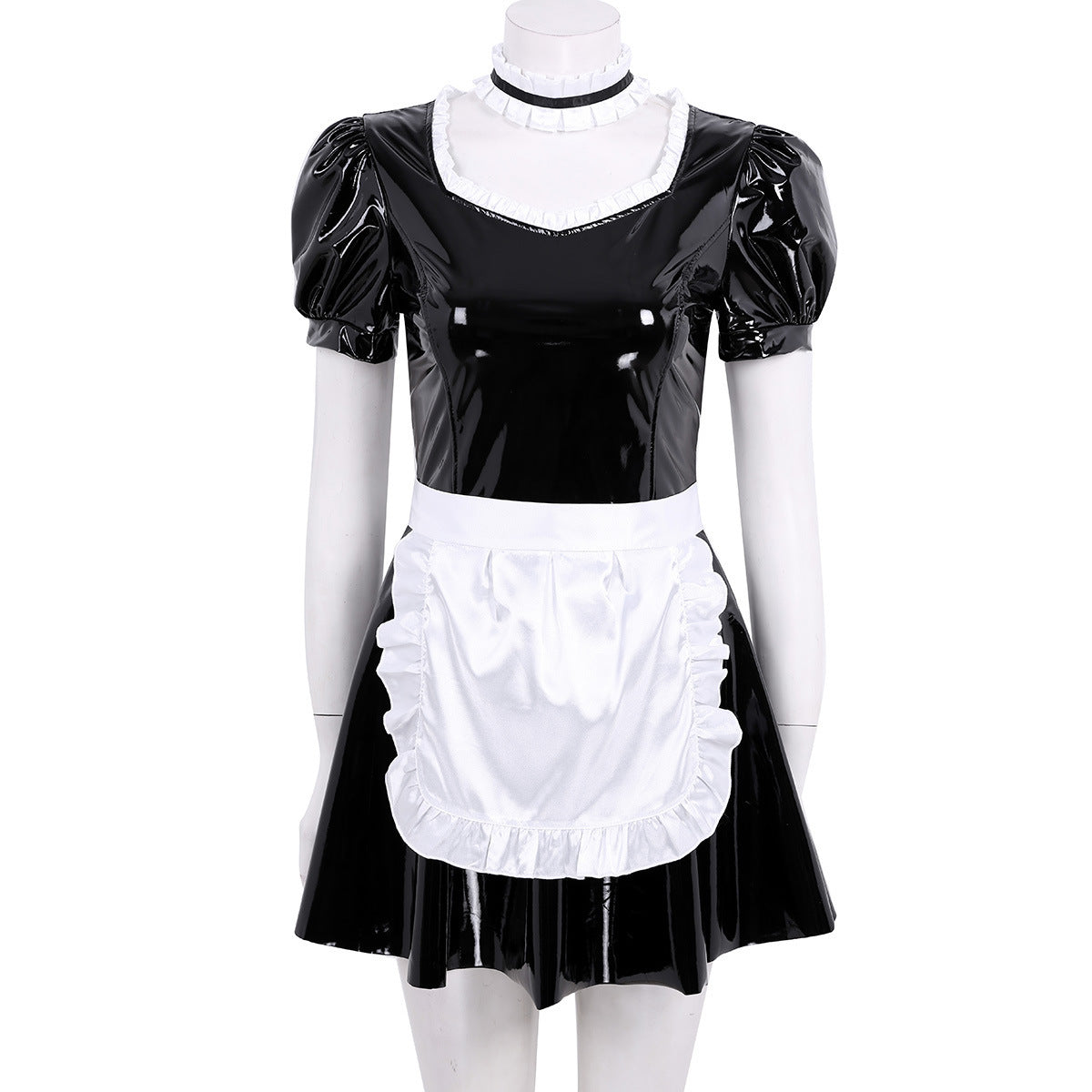 Women’s Maid Halloween Costume – Black & White Cosplay Dress