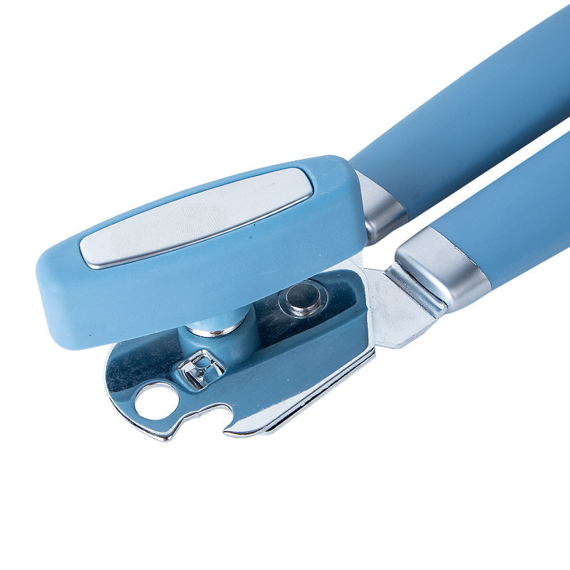 Stainless Steel Can Opener with Ergonomic Handle – Multifunctional Kitchen Tool