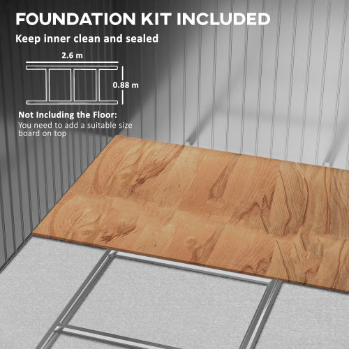 Metal Garden Shed 9x6