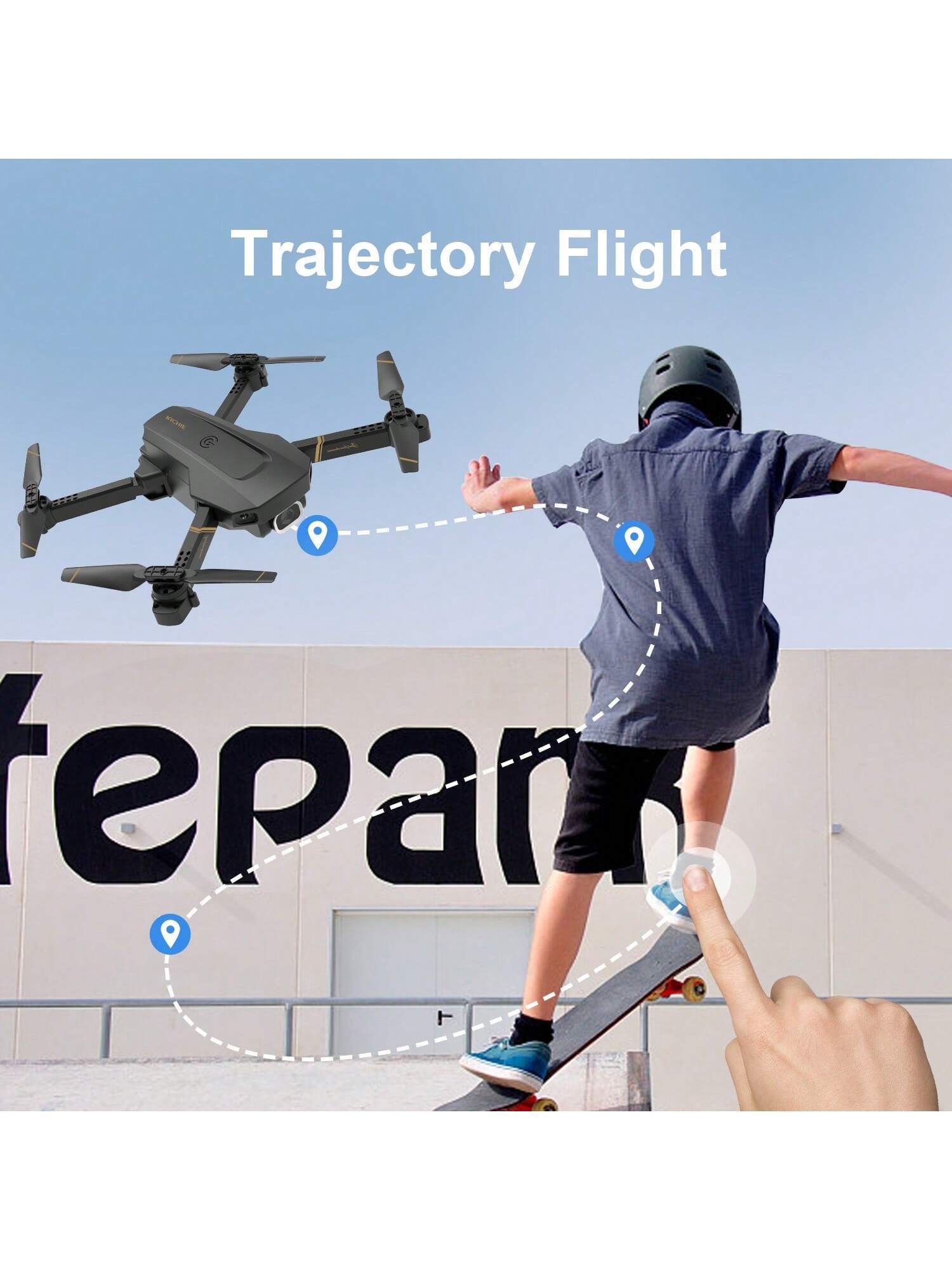 Foldable Mini Drone With Camera 4K 1080P HD Drone ,3 Batteries,Drones For Adults Kids,Remote-controlled Quadcopter for Adult & Kids