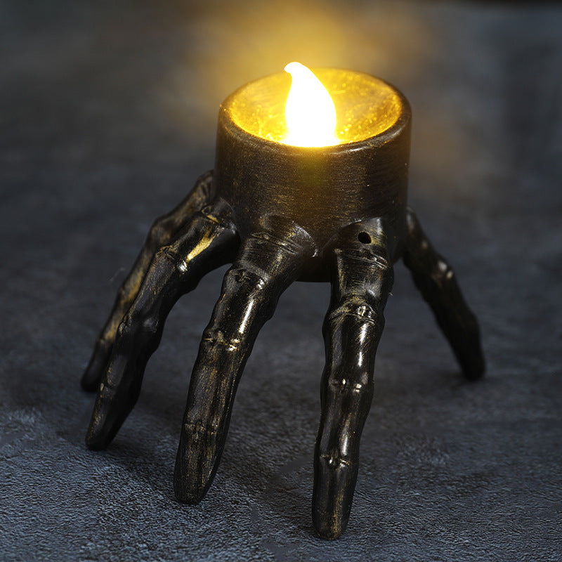 Skeleton Hand Candle