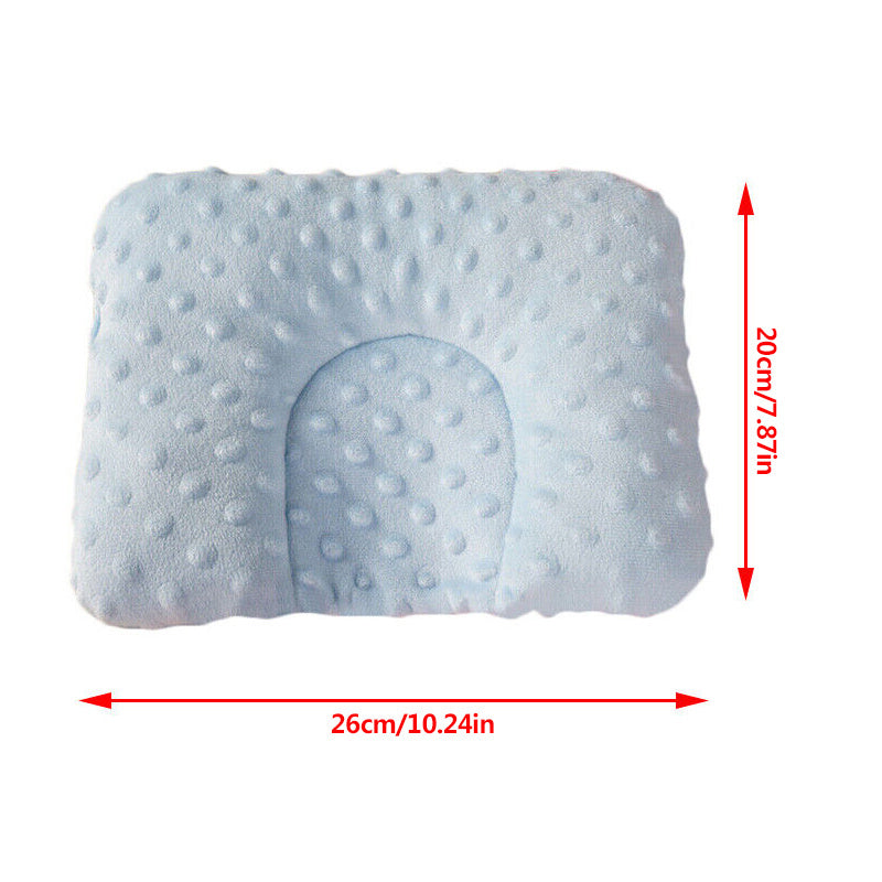 Newborn Baby Pillow Anti Roll Flat Head Support Cushion