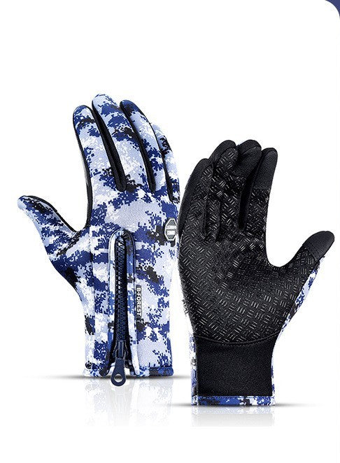 Winter Touchscreen Gloves - Waterproof & Windproof Fleece Gloves for Biking, Hiking and Outdoor Sports