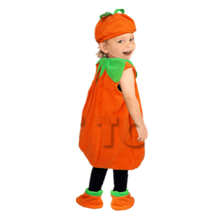 Baby Pumpkin Halloween Costume – Cute Toddler Outfit with Hat