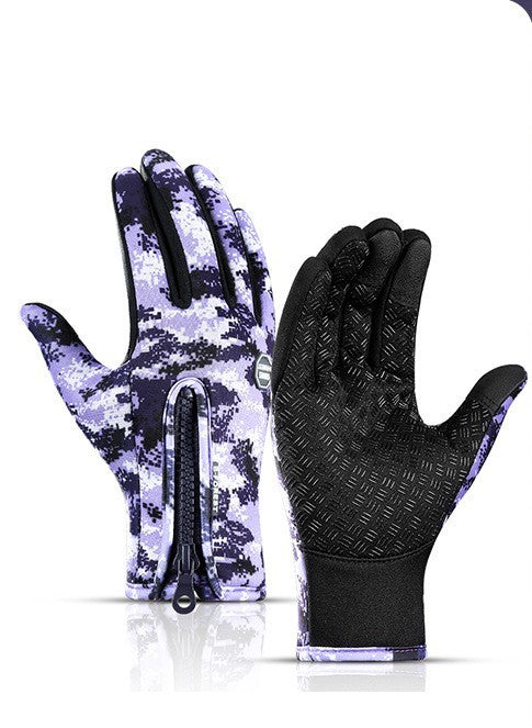 Winter Touchscreen Gloves - Waterproof & Windproof Fleece Gloves for Biking, Hiking and Outdoor Sports