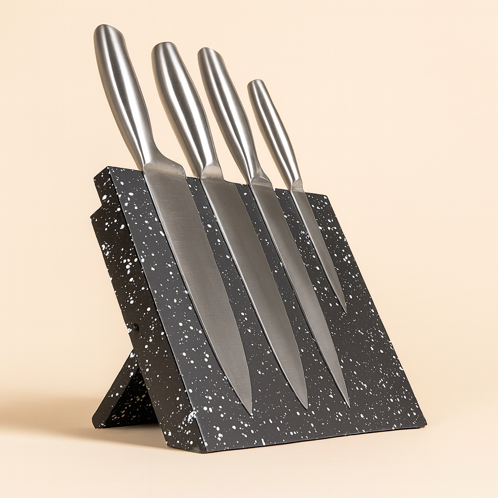 Magnetic Knife Holder Knife Block Rack Kitchen Organisation Cutlery Set Storage