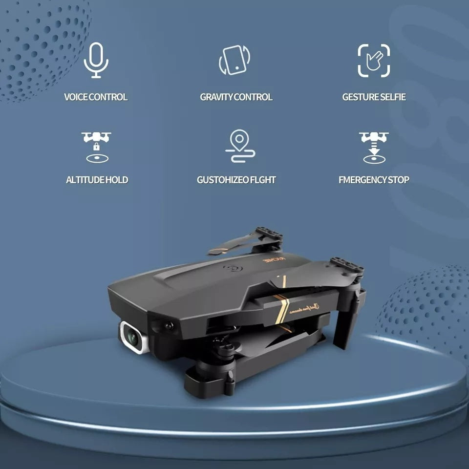 Foldable Mini Drone With Camera 4K 1080P HD Drone ,3 Batteries,Drones For Adults Kids,Remote-controlled Quadcopter for Adult & Kids