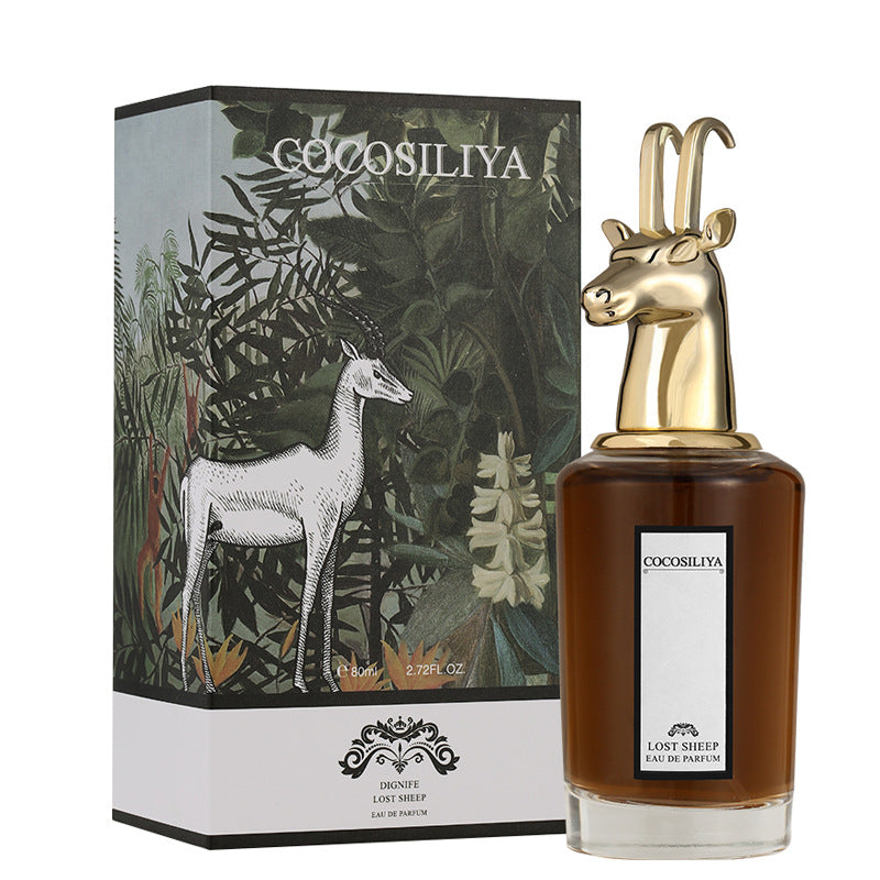 Animal Head Portrait Perfume for Women 80ml – Luxury Decorative Bottle with Long-Lasting Scent