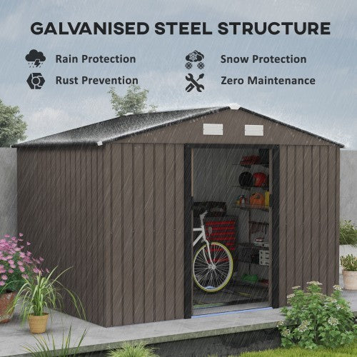 Metal Garden Shed 9x6
