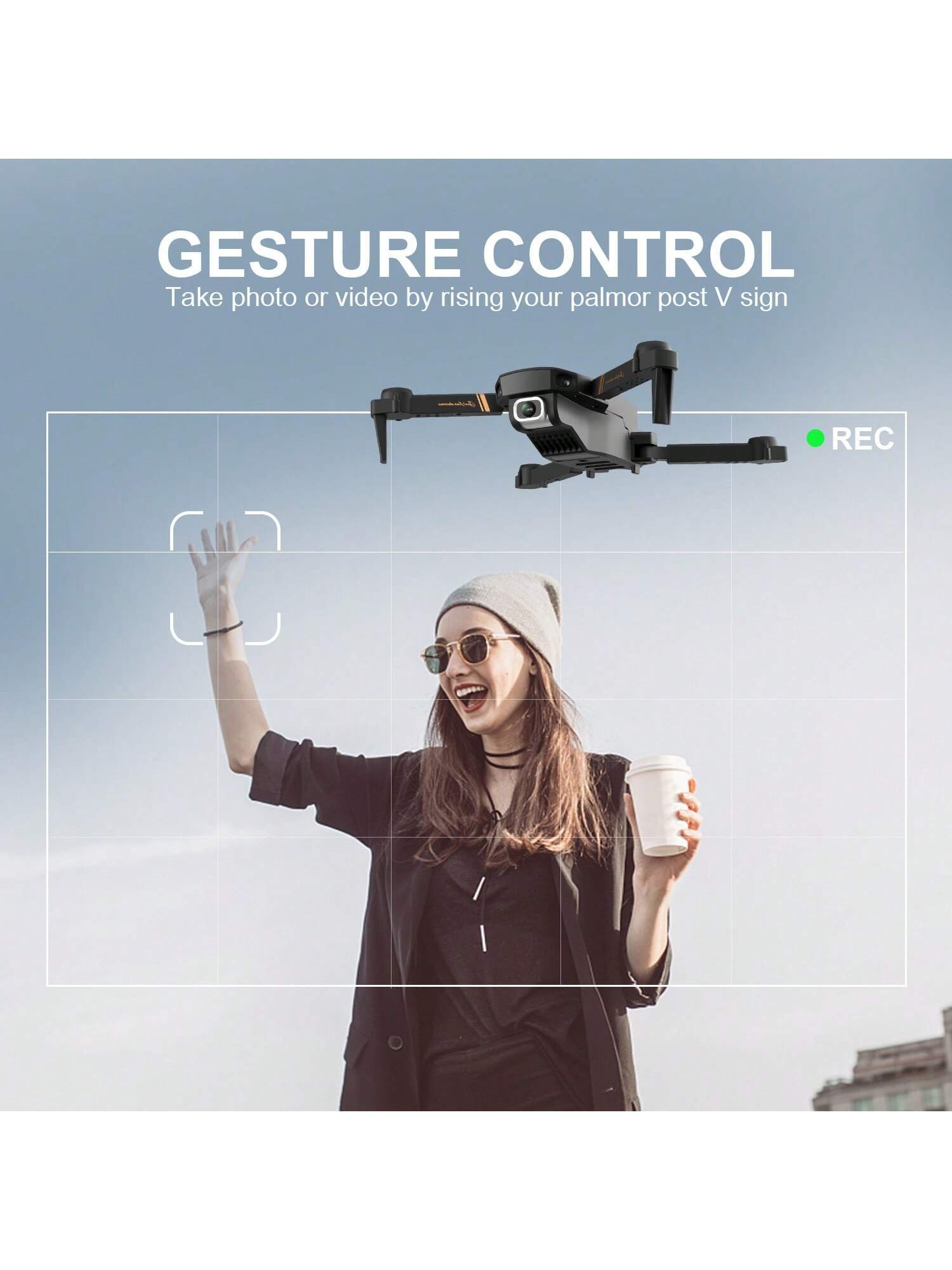 Foldable Mini Drone With Camera 4K 1080P HD Drone ,3 Batteries,Drones For Adults Kids,Remote-controlled Quadcopter for Adult & Kids