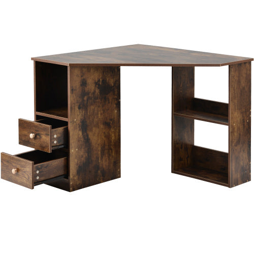 Rustic L Desk
