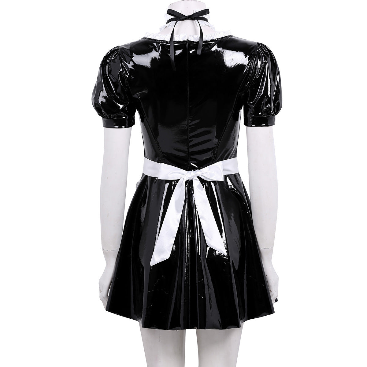 Women’s Maid Halloween Costume – Black & White Cosplay Dress