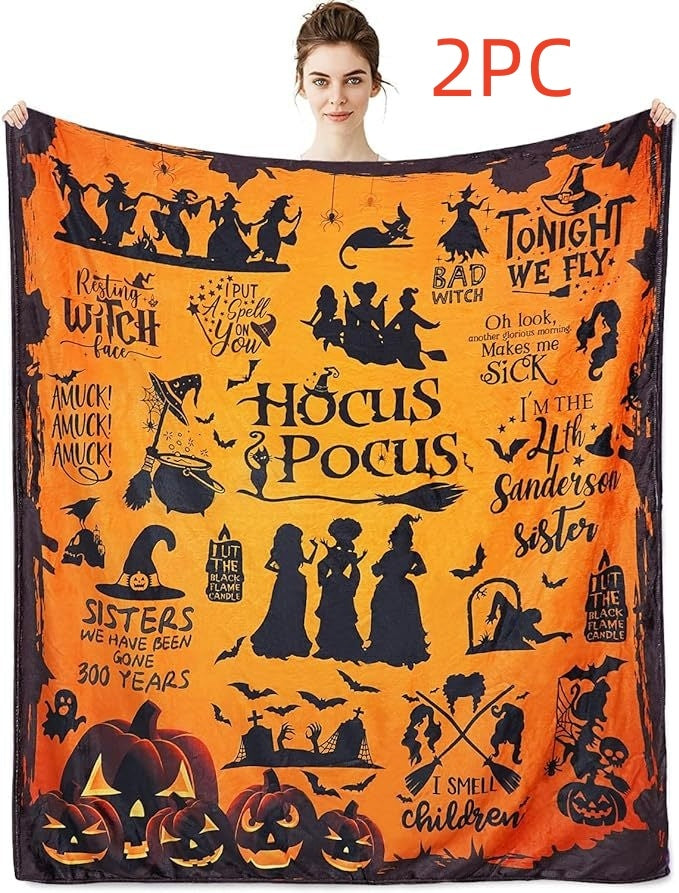 Halloween Print Blanket