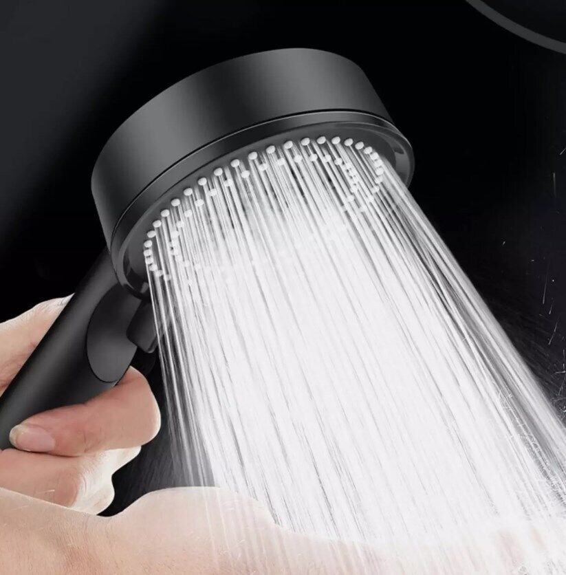 High Pressure Shower Head – 5 Modes Water Saving Handheld Spray with Hose