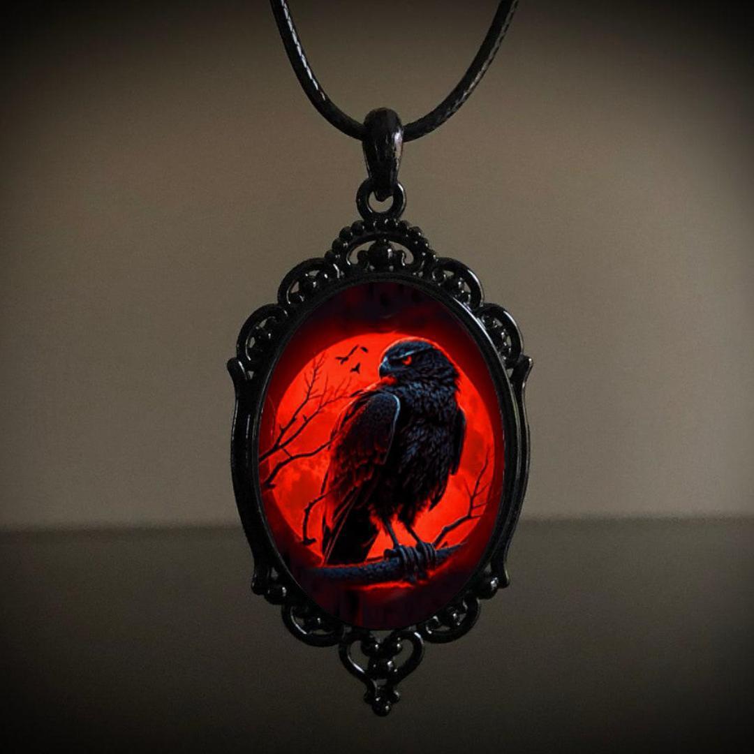 Gothic Raven Necklace