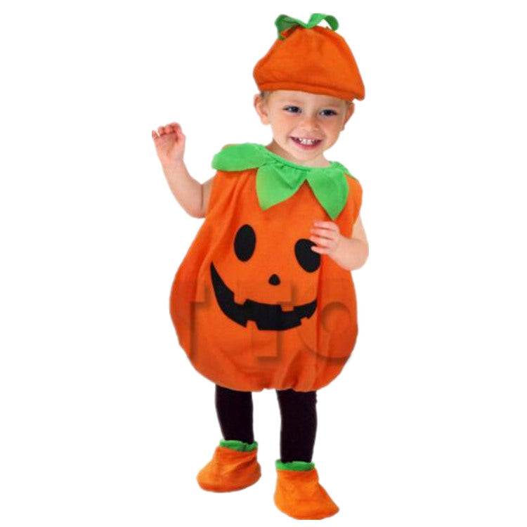 Baby Pumpkin Halloween Costume – Cute Toddler Outfit with Hat