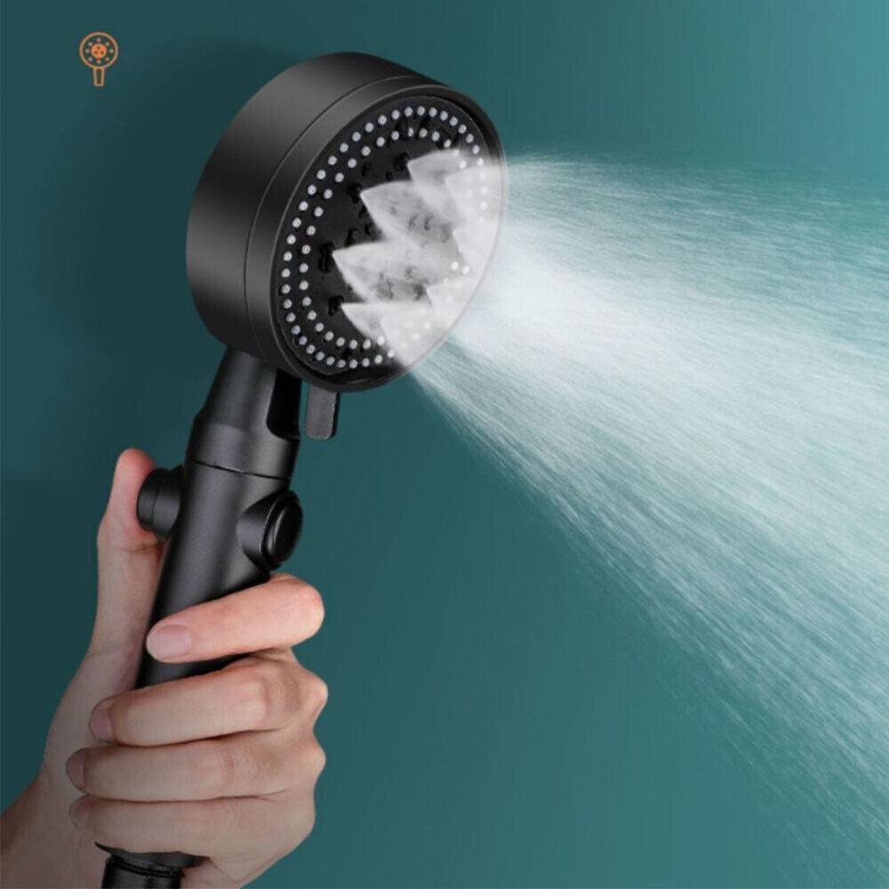 High Pressure Shower Head – 5 Modes Water Saving Handheld Spray with Hose
