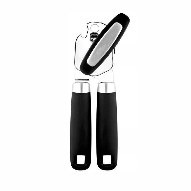 Stainless Steel Can Opener with Ergonomic Handle – Multifunctional Kitchen Tool