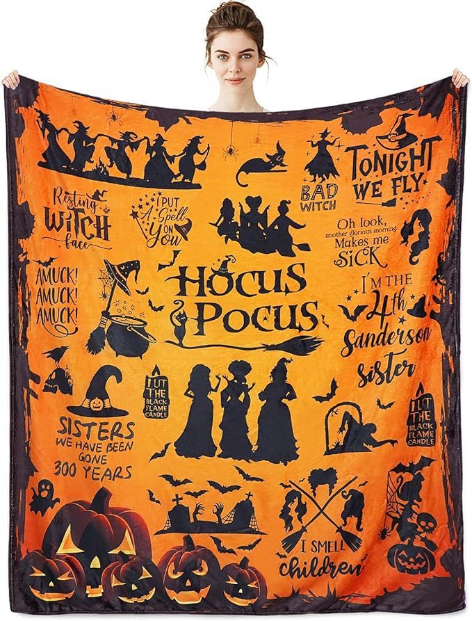 Halloween Print Blanket