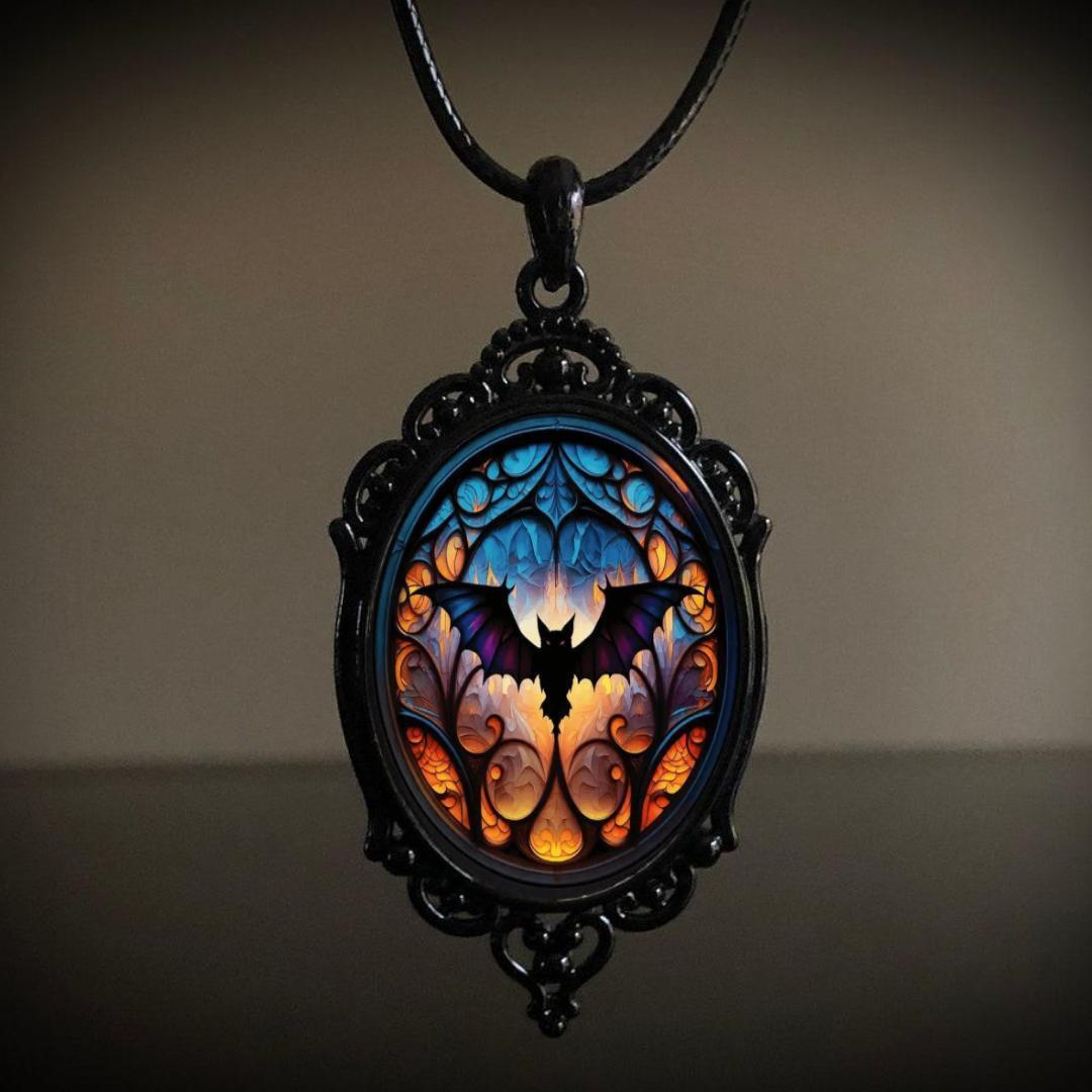 Gothic Raven Necklace