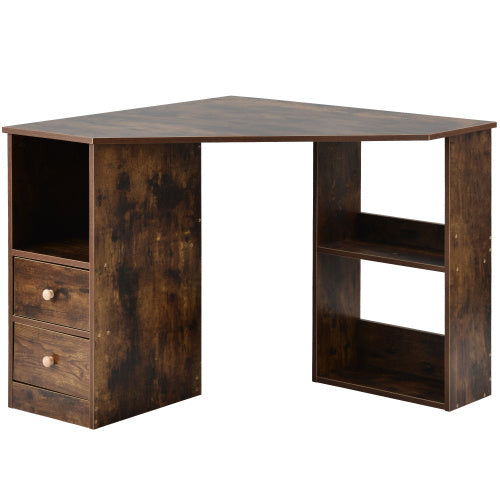 Rustic L Desk